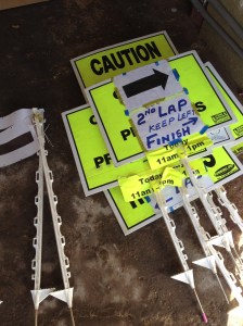 Storing signs!